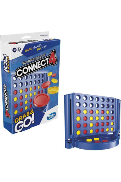 Hasbro Games Επιτραπέζιο Παιχνίδι Connect 4 Grab And Go για 2 Παίκτες 6+ Ετών...