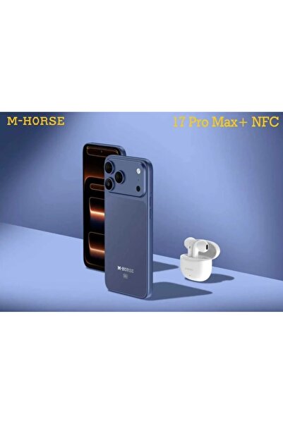 M HORSE جوال M17 برو ماكس+ WiFi 5GHz | 12GB RAM | – أداء فائق وتصميم عصري - ازرق داكن - 128 جيجا