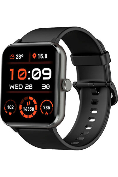 Blackview R50 45mm Έξυπνο ρολόι με μετρητή καρδιακών παλμών (Μαύρο)