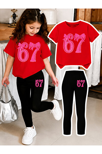 YUNAYT Kids Leggings and T-Shirt Set
