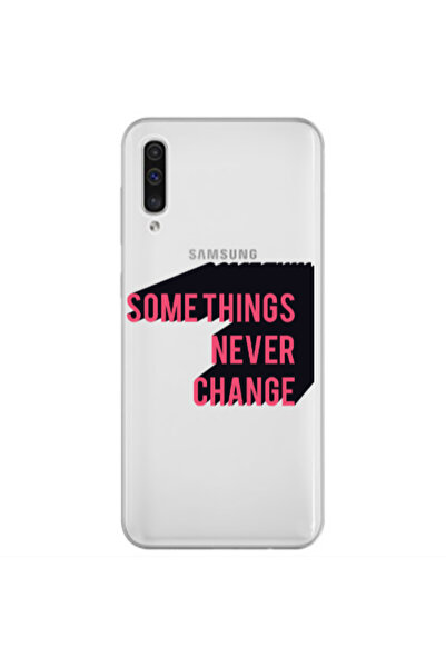Other Samsung A70 Somethings Never Change Transparent Silicone TPU Θήκη