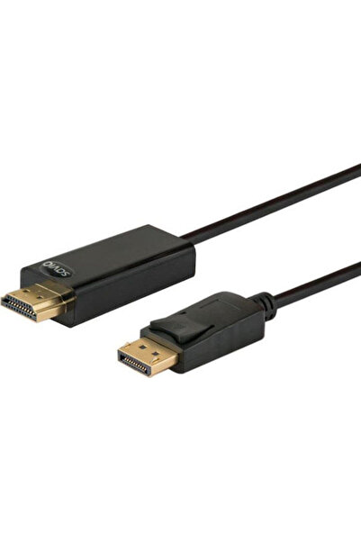 Savio Καλώδιο DisplayPort αρσενικό - HDMI αρσενικό 1.5μ Μαύρο (CL-56)