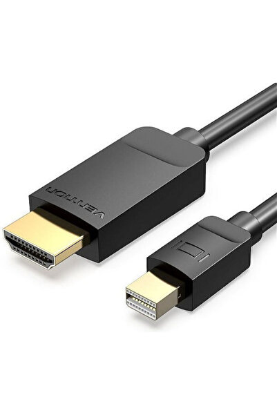 Vention Καλώδιο DisplayPort Αρσενικό - Mini DisplayPort Αρσενικό 2μ Μαύρο HABBH