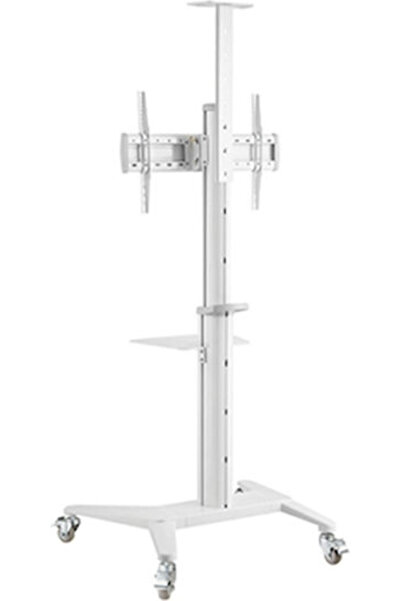 Gembird TVS-70T-02-W Βάση τηλεόρασης δαπέδου για έως 70 " και 70 κιλά, Λευκό