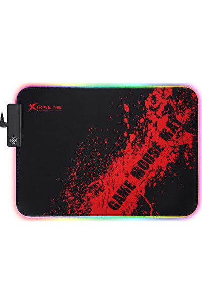XTRIKE ME MP-602 Gaming Mouse Pad Μεσαίο (350mm) με Κόκκινο Φωτισμό RGB MP-602