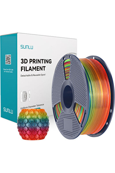 Sunlu Πολύχρωμο Νήμα PLA για 3D Εκτυπωτή
