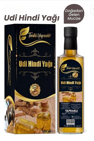 TARİHİ YAPRAKLI Udi Hindi Yağı 100 ml – Doğal Bitkisel Yağ