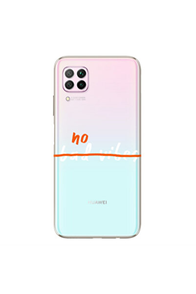 Other Huawei P40 Lite No bad vibes 2 Transparent Silicone TPU Θήκη