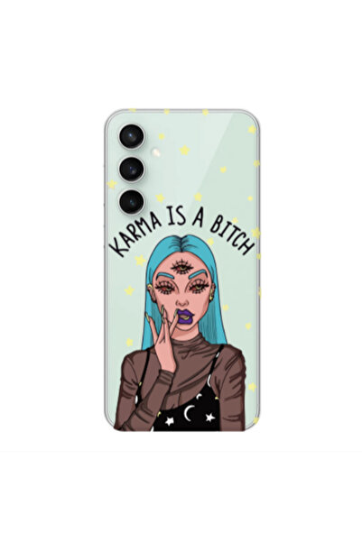 Other Samsung S24 Plus Karma is a bitch Transparent Silicone TPU Θήκη