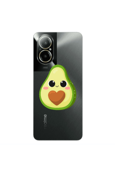 Other Realme C67 Baby avocado Transparent Silicone TPU Θήκη
