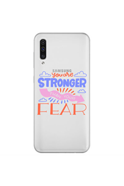 Other Samsung A70 You are Stronger Transparent Silicone TPU Θήκη