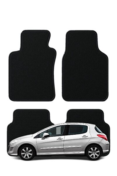 K2 CARPET Premium Velür Oto Halı Paspas Peugeot 308 1. Nesil (2007-2013 ) Uyu...