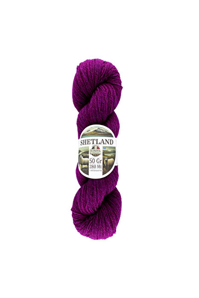 Etrofil Šetland pređa za pletenje Blackberry 100% šetland vuna 50g 280m (76121)