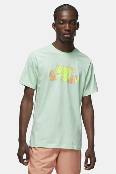 Nike Tricou pentru bărbați Air Jordan Jumpman SS Crew, cu imprimeu grafic, ca...