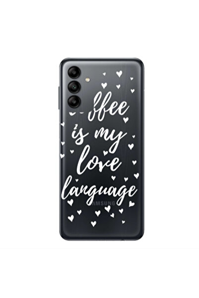 Other Samsung A04S Coffe is my love language Transparent Silicone TPU Θήκη