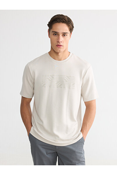LC Waikiki Peak New Season Crew Neck Printed Men's T-Shirt