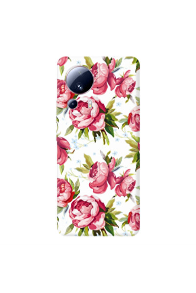 Other Xiaomi Mi 13 Lite Roses and laves Transparent Silicone TPU Θήκη