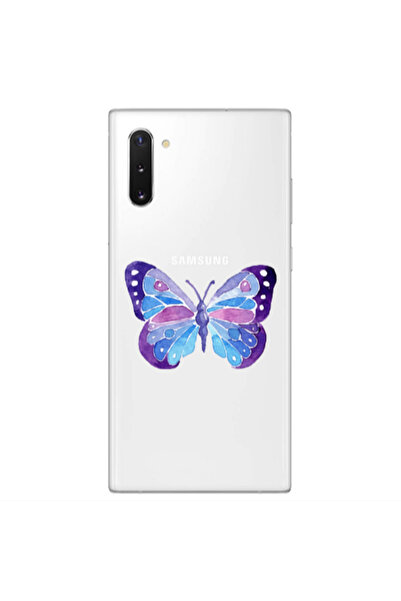 Other Samsung Note 10 Plus Big Butterfly Transparent Silicone TPU Θήκη