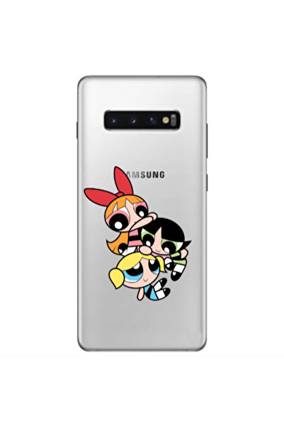 Other Samsung S10 Plus Powerpuff Transparent Silicone TPU Θήκη