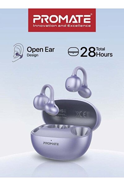 Promate AirClip-Pro Open-Ear True Wireless Earbuds, Clip-On OWS Design with 1...