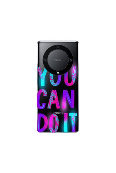 Other Honor Magic5 Lite 5G You Can Doit Transparent Silicone TPU Θήκη