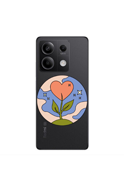 Other Xiaomi Redmi Note 13Pro 5G Hearted Flower Transparent Silicone TPU Θήκη