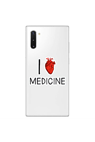 Other Samsung Note 10 Plus I Love Medicin Transparent Silicone TPU Θήκη