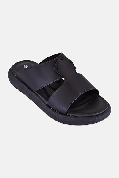 English Laundry Men Slip On Arabic Sandals, Coffee