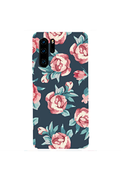 Other Huawei P30 Pro Purple roses Transparent Silicone TPU Θήκη