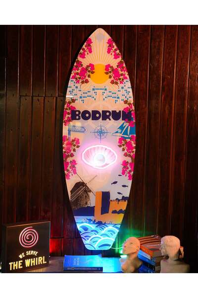 ''Bodrum'' Neon LED Işıklı Duvar Dekoru
