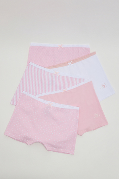 R&B 5 Pack Printed Boyshorts