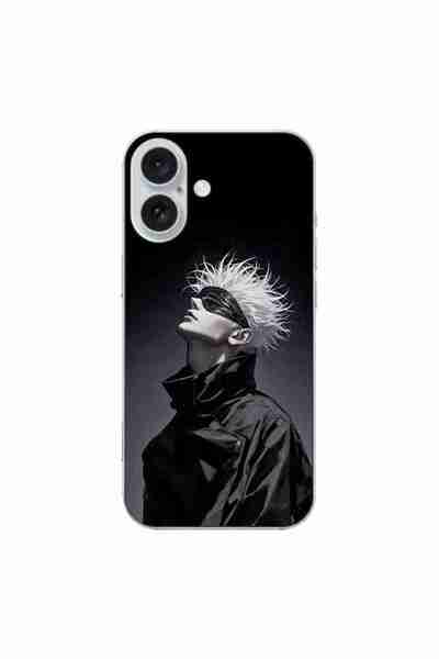 OEM Case compatible with Apple iPhone 16 Silicone Gel Tpu Pattern Jujutsu Kai...