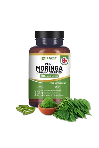 PH PROWISE Healthcare Organic Moringa Capsules 2000mg - 120 Vegan Moringa Leaves