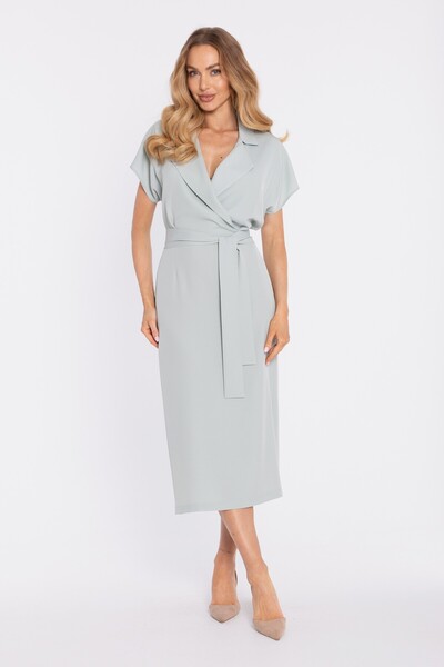 Made of Emotion Rochie maxi petrecută cu cordon în talie - mentă