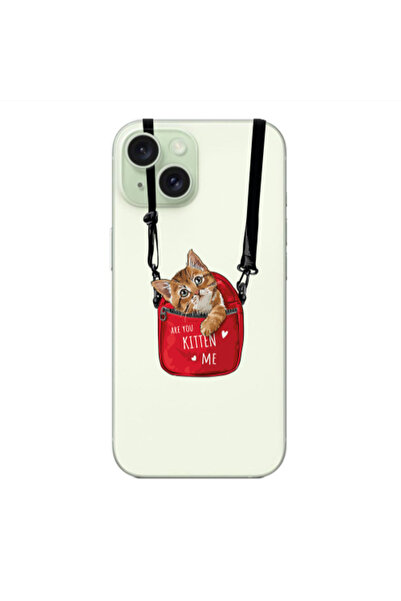 Other Apple iPhone 15 Plus Are you kitten Transparent Silicone TPU Θήκη