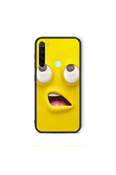 Other Xiaomi Redmi Note 8 Confused face Black Glossy Θήκη