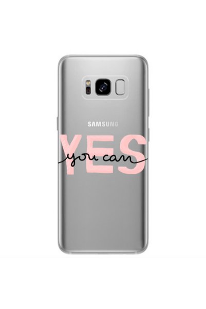 Other Samsung S8 Yes you cam Transparent Silicone TPU Θήκη