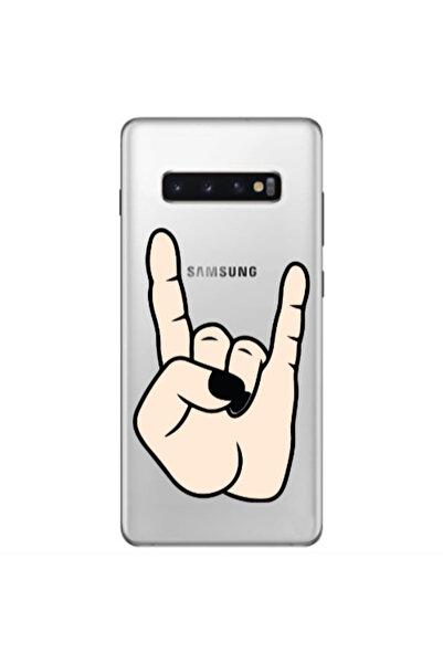 Other Samsung S10 Plus Rock Transparent Silicone TPU Θήκη