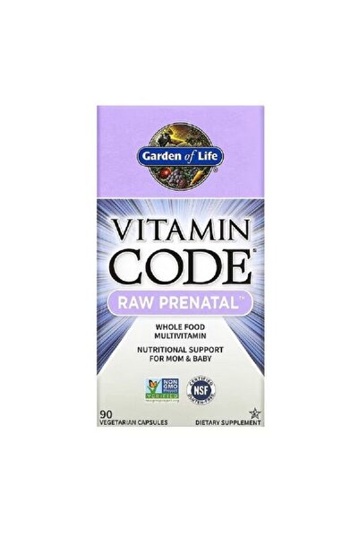 GARDEN OF LIFE Raw Prenatal Vitamin Code 90 Capsules -