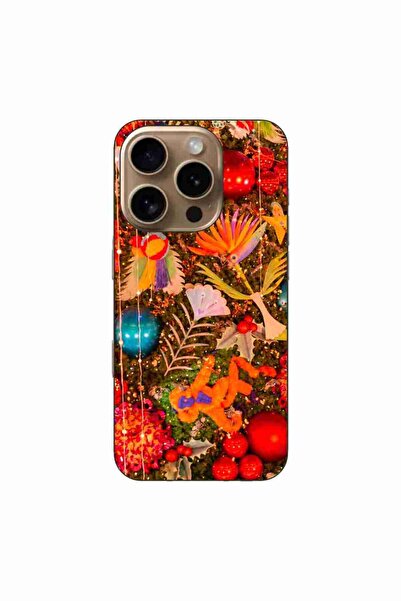 OEM Husa compatibila cu Apple iPhone 16 Pro Silicon Gel Tpu Model Craciun Dec...