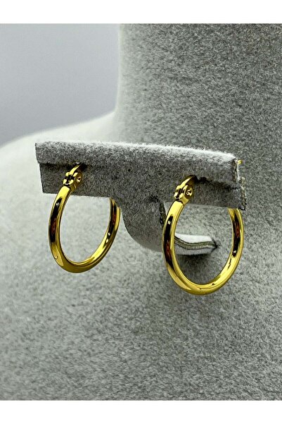 BİJU YILMAZ 26Vipk01 - Vip Gold Hoop Earrings