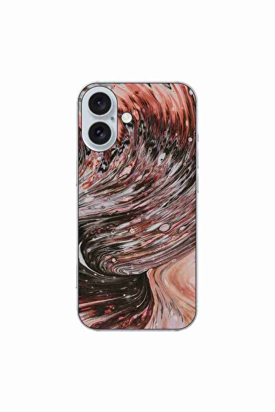 OEM Case compatible with Apple iPhone 16 Silicone Gel Tpu Model Copper Stream
