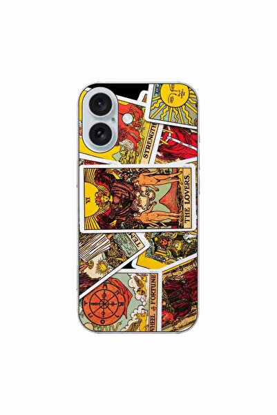 OEM Husa compatibila cu Apple iPhone 16 Silicon Gel Tpu Model Carti Tarot