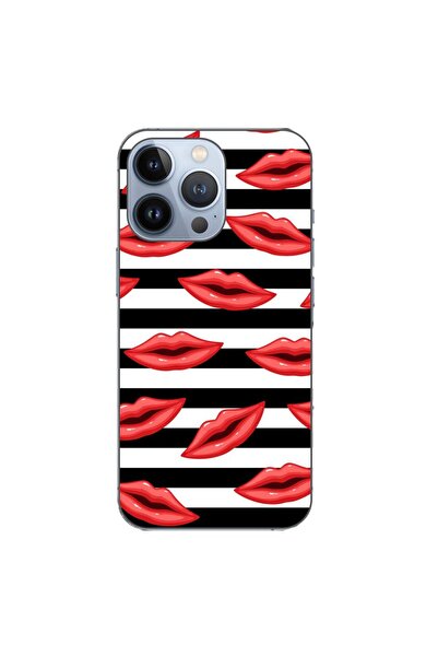 OEM Калъф, съвместим с Apple iPhone 13 Pro, силиконов гел TPU, с шарка на рай...