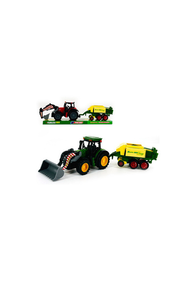 PlayFun Tractor Jucărie Fermă Funcțional Detașabil Plastic Cadou Băieți
