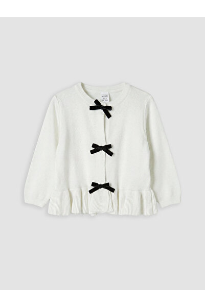 LC Waikiki Esvab • Modern & Distinctive Bow Detail Zero Roba Collar Baby Girl...