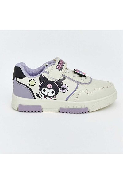 LCW STEPS White Kuromi Printed Girls' Sports Shoes