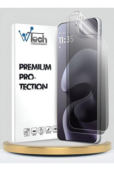 Wtech فيلم هيدروجيل فاخر رقيق ومرن لهاتف موتورولا موتو G67 5G / موتو G87 5G 2...