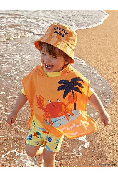LC Waikiki Two Mt Shop Quality Printed Baby Boy Poncho Towel