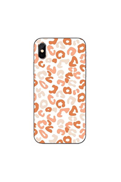 OEM Husa compatibila cu Apple iPhone X Silicon Gel Tpu Model Animal Print Blu...